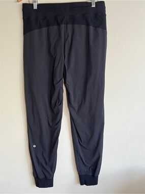 Lululemon 10 Black Studio Dance Travel Lounge Athletic High Waist Jogger Pants